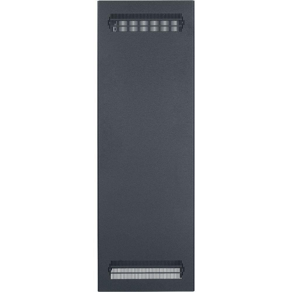 Lowell Manufacturing Rack-Enclosed-35U, 22"Deep 1-Pair Fixed Rails, Rear Door