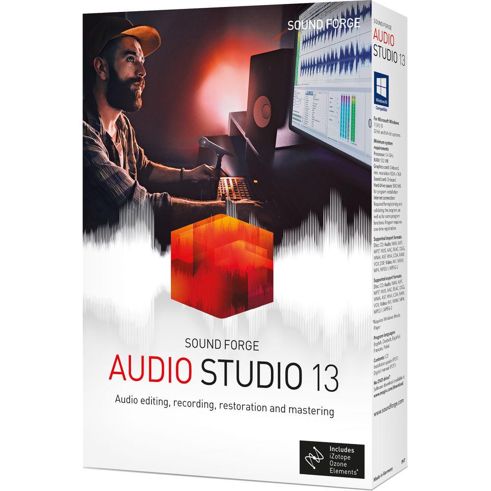 MAGIX Entertainment SOUND FORGE Audio Studio 13 - Audio Editing Software