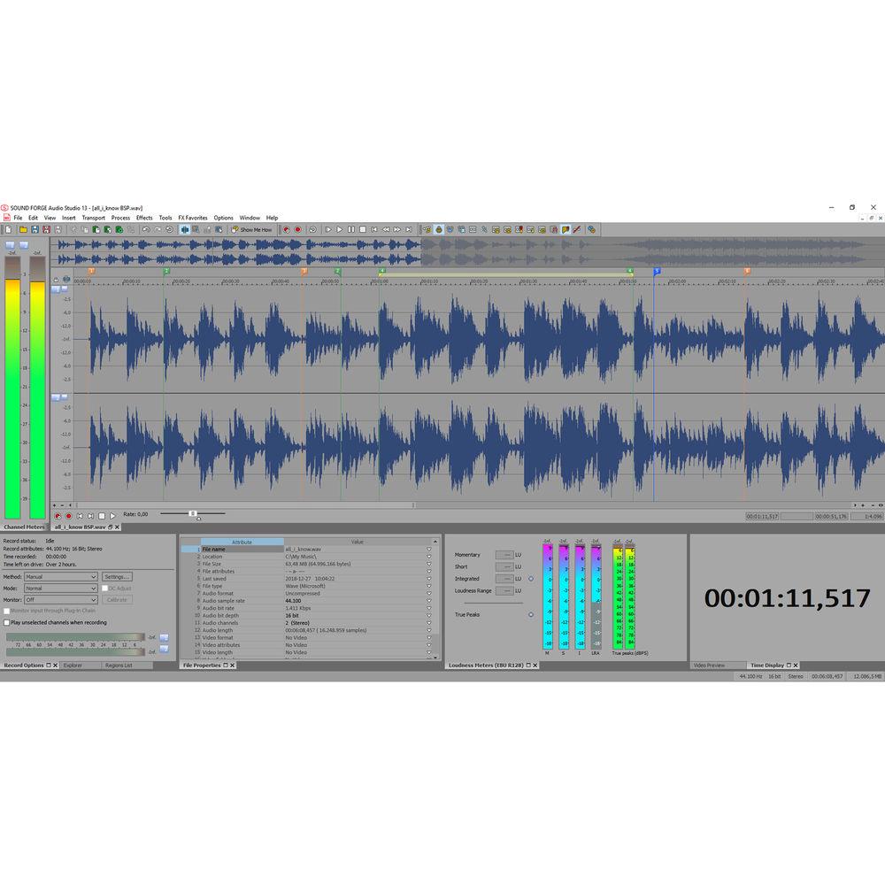 MAGIX Entertainment SOUND FORGE Audio Studio 13 - Audio Editing Software