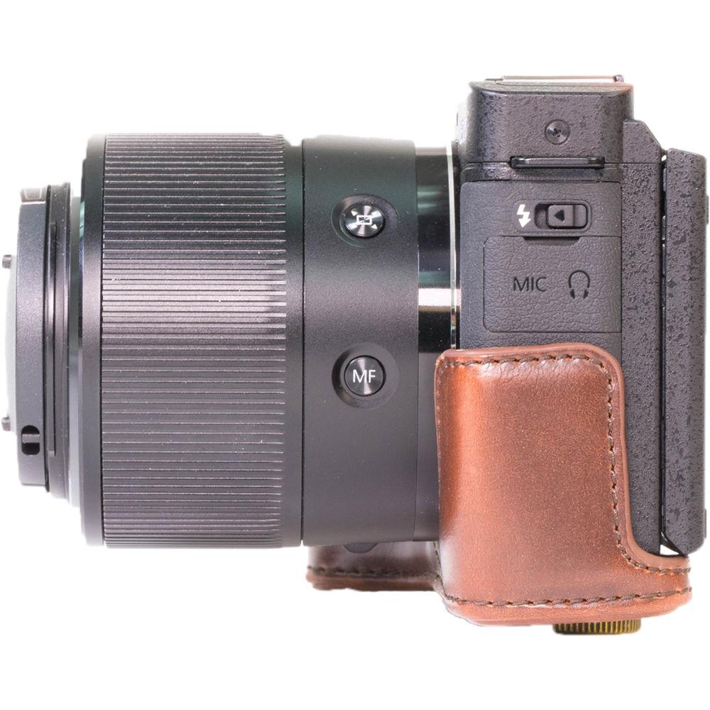 MegaGear Ever Ready PU Leather Camera Case with Strap for Canon PowerShot G3 X