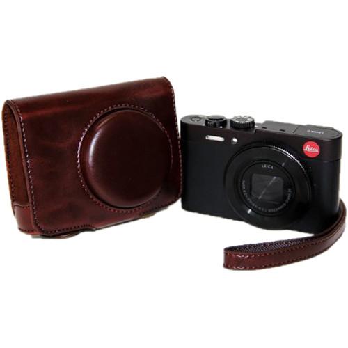 MegaGear Ever Ready PU Leather Camera Case with Strap for Panasonic Lumix DMC-LF1