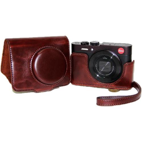 MegaGear Ever Ready PU Leather Camera Case with Strap for Panasonic Lumix DMC-LF1