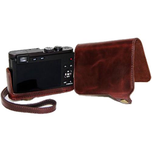 MegaGear Ever Ready PU Leather Camera Case with Strap for Panasonic Lumix DMC-LF1