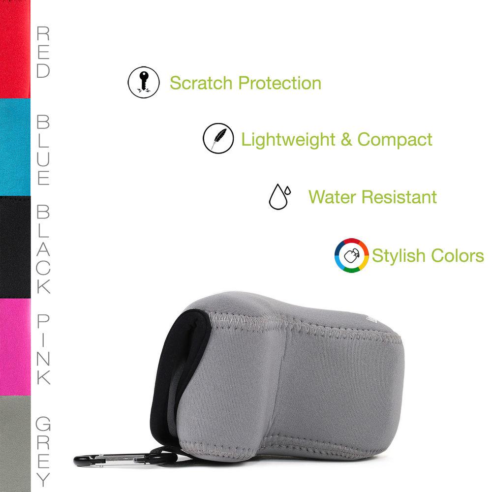 MegaGear Ultra-Light Neoprene Case for Canon EOS M3 with 18-55mm