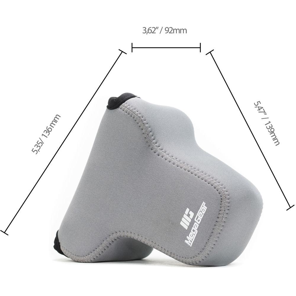MegaGear Ultra-Light Neoprene Case for Fujifilm X-T10 X-T20 with 16-50, 18-55mm Lens