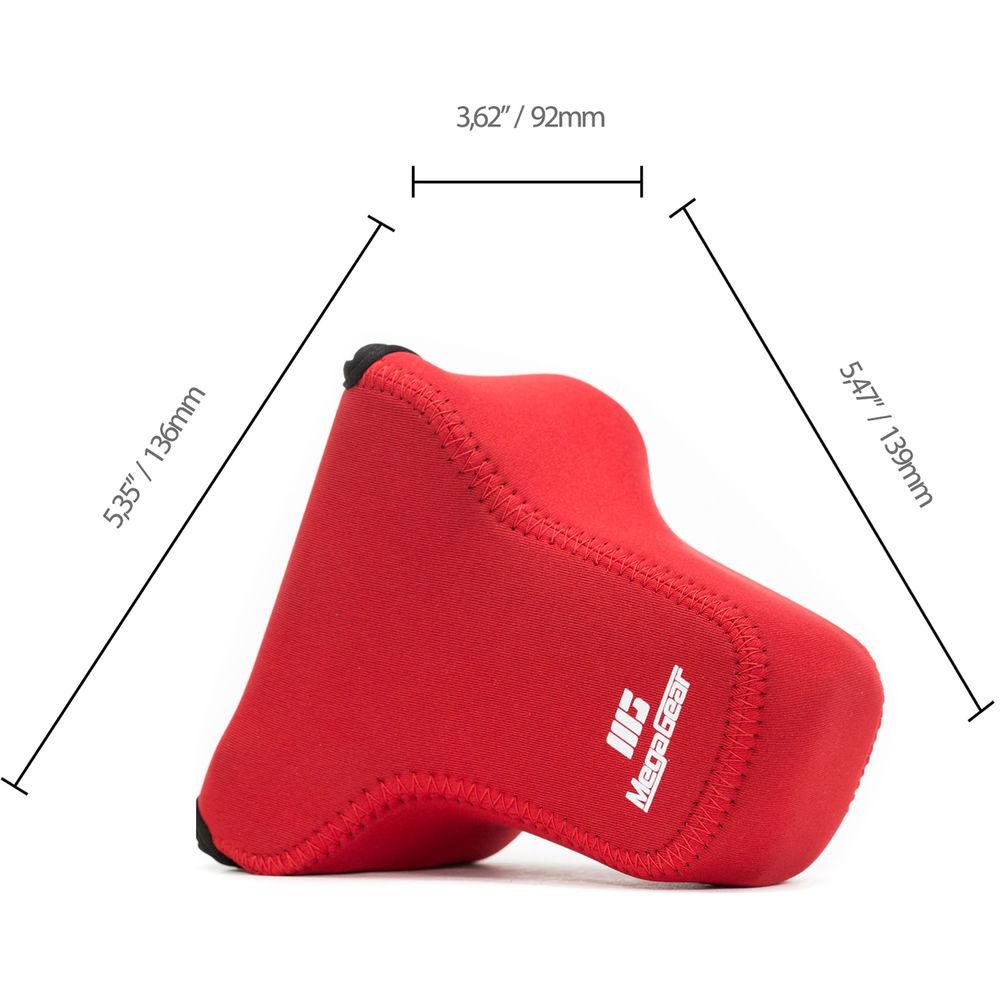 MegaGear Ultra-Light Neoprene Case for Fujifilm X-T10 X-T20 with 16-50, 18-55mm Lens