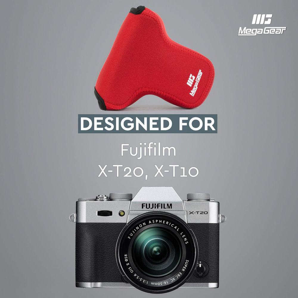 MegaGear Ultra-Light Neoprene Case for Fujifilm X-T10 X-T20 with 16-50, 18-55mm Lens