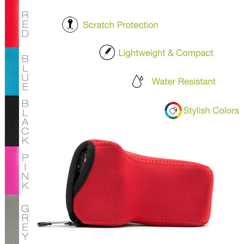 MegaGear Ultra-Light Neoprene Case for Fujifilm X-T10 X-T20 with 16-50, 18-55mm Lens