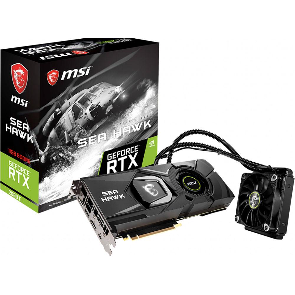 MSI GeForce RTX 2080 Ti SEA HAWK X Graphics Card