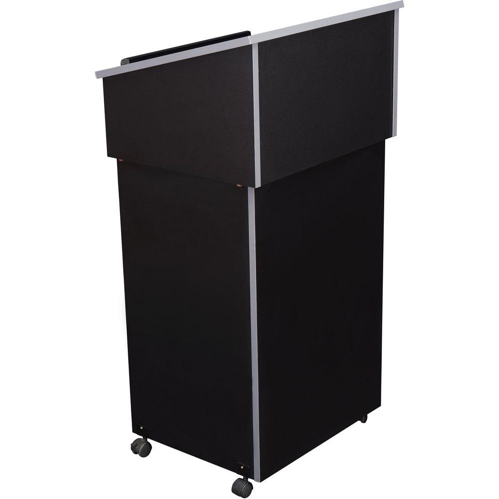 Oklahoma Sound Tabletop Lectern With Av Cart Lectern Base