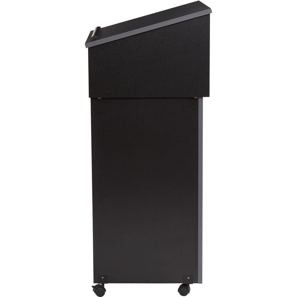 Oklahoma Sound Tabletop Lectern With Av Cart Lectern Base