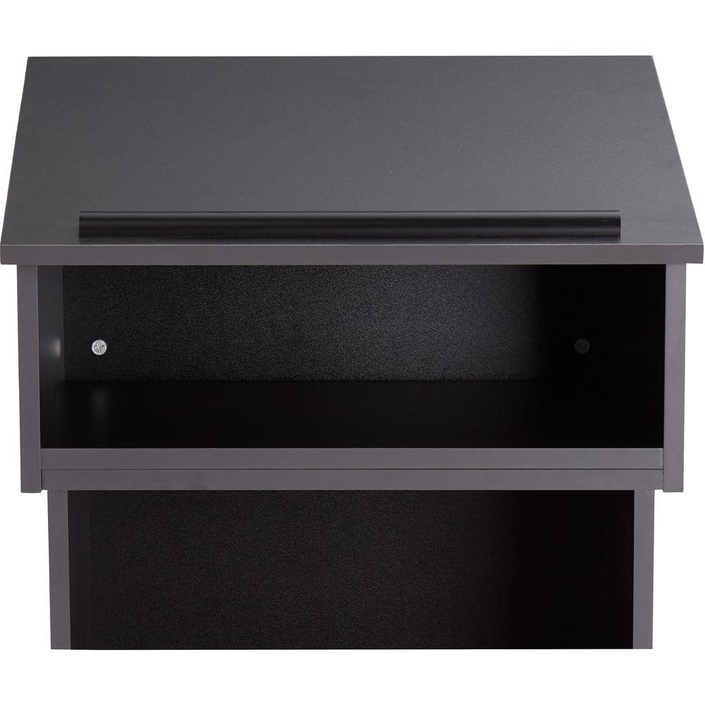 Oklahoma Sound Tabletop Lectern With Av Cart Lectern Base