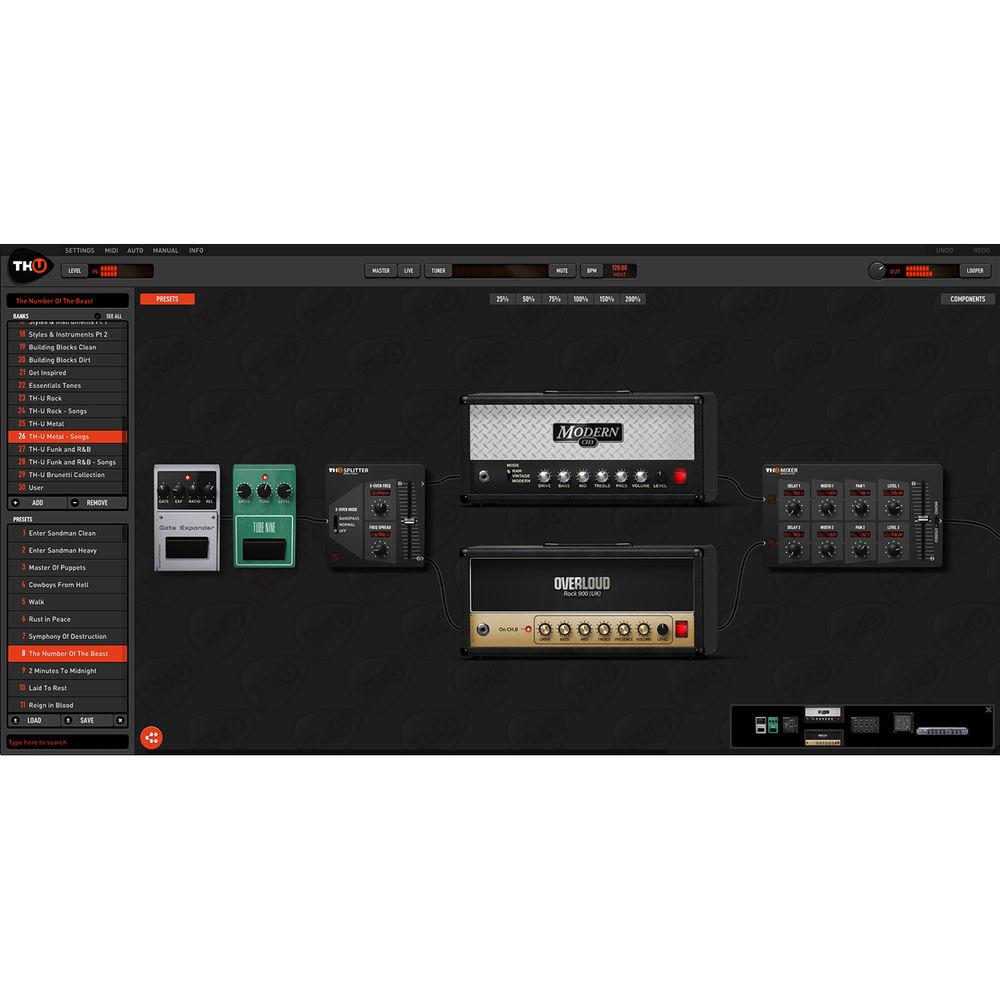 Overloud TH-U Metal - Amplifier and Speaker Emulation Plug-In