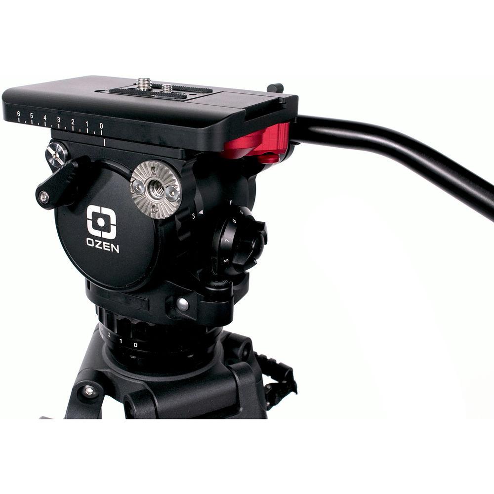 OZEN 75AL2HD 75mm Aluminum Tripod & Agile 6 Fluid Head System
