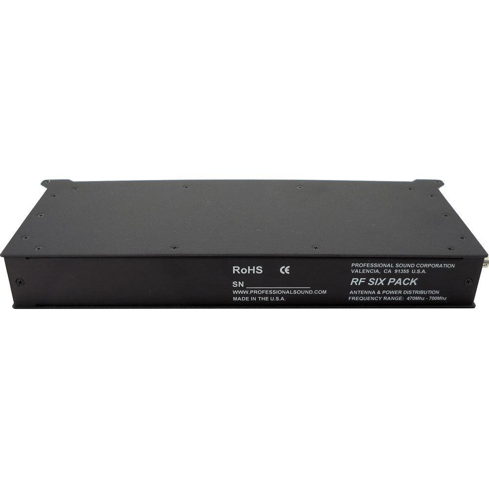 PSC RF Six Pack Single Band Freq Range 470-700MHz