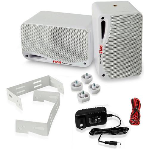 Pyle Pro 3.5 Bluetooth Home Speakers,3-Way Indoor Outdoor Waterproof Speaker System, 200 Watt