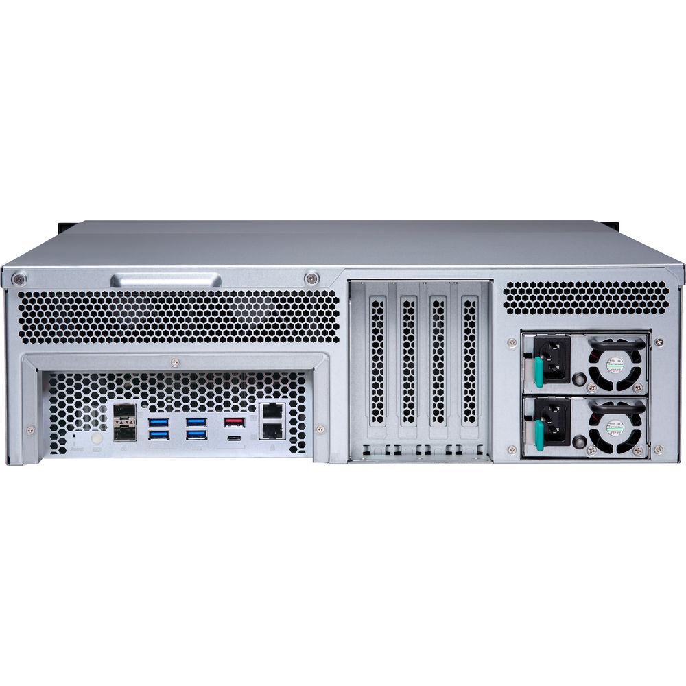 QNAP TS-1677XU 3U 16-Bay Rackmount NAS iSCSI IP-SAN with Redundant Power Supply