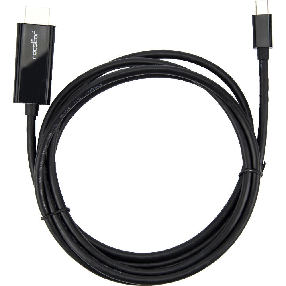 Rocstor Rocpro Mini DisplayPort Male to HDMI Male Cable