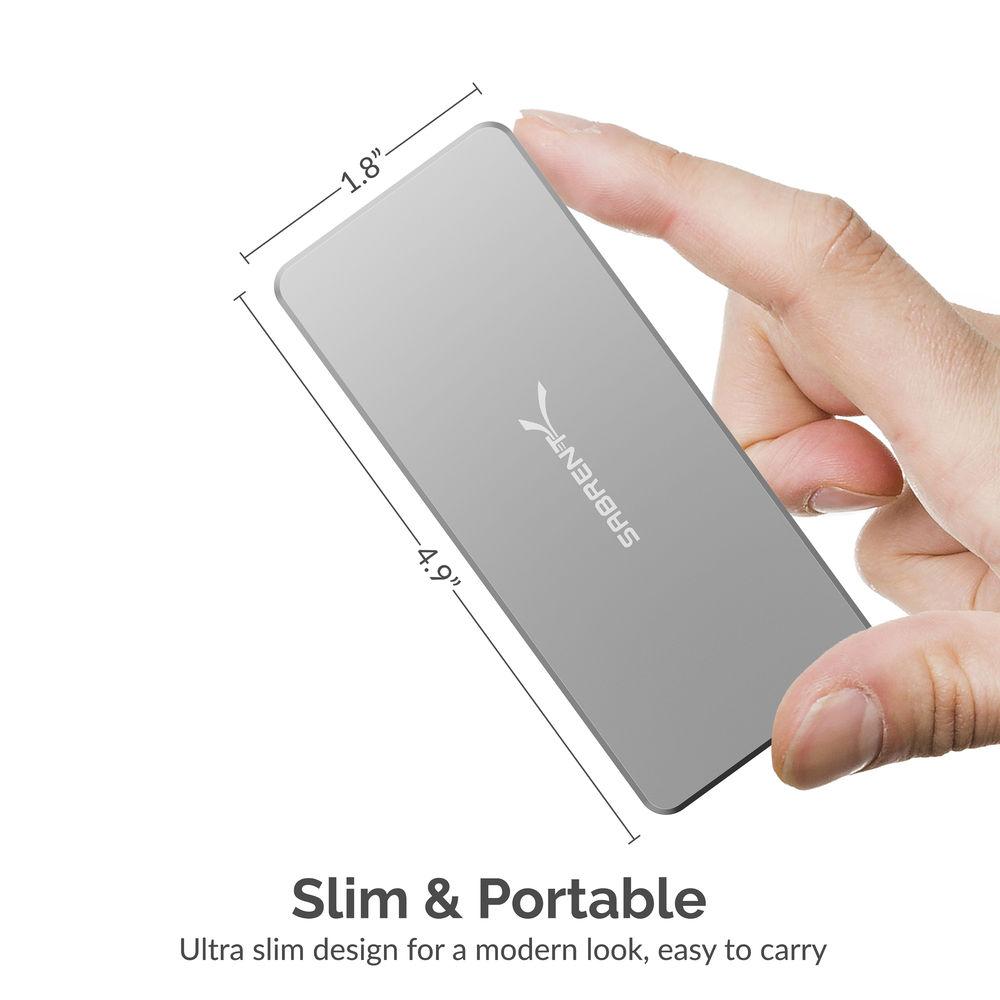 Sabrent 1TB Rocket Pro NVMe USB 3.1 External Aluminum SSD