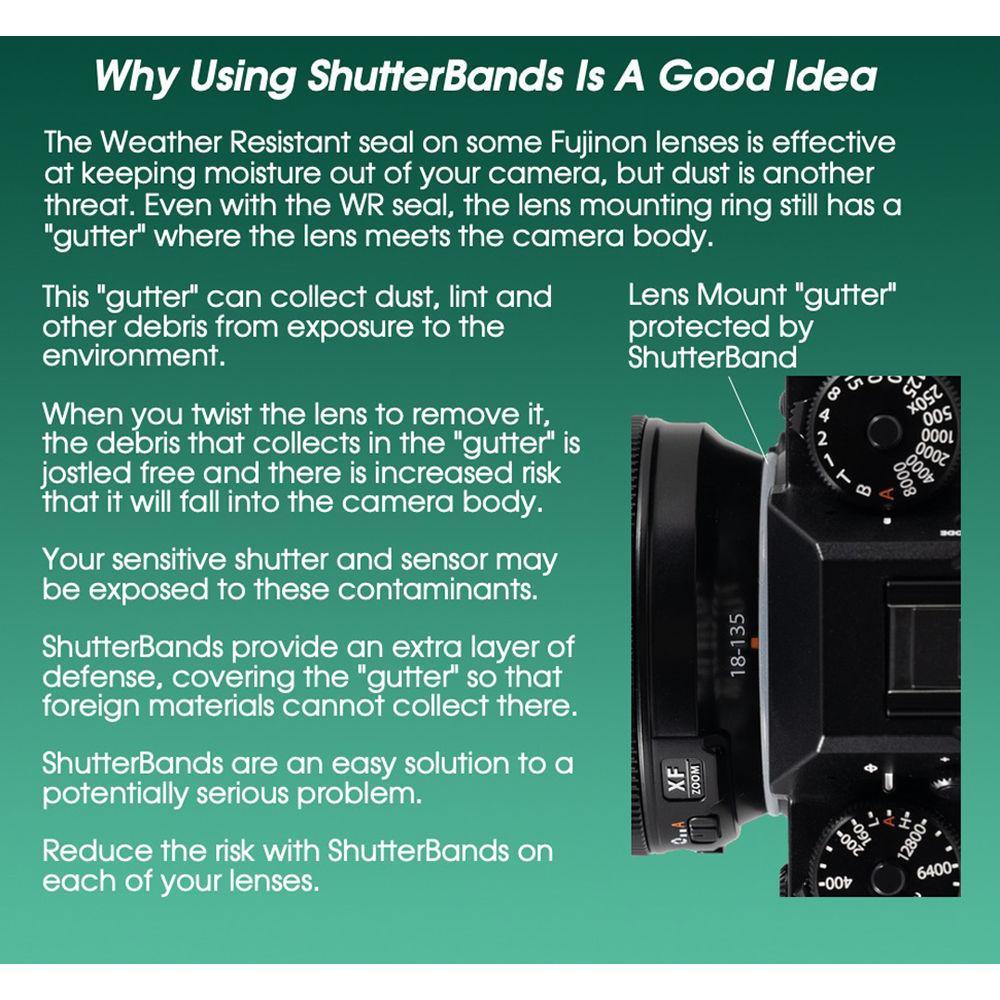 ShutterBands Enhancement Kit for Fujifilm Mount Cameras