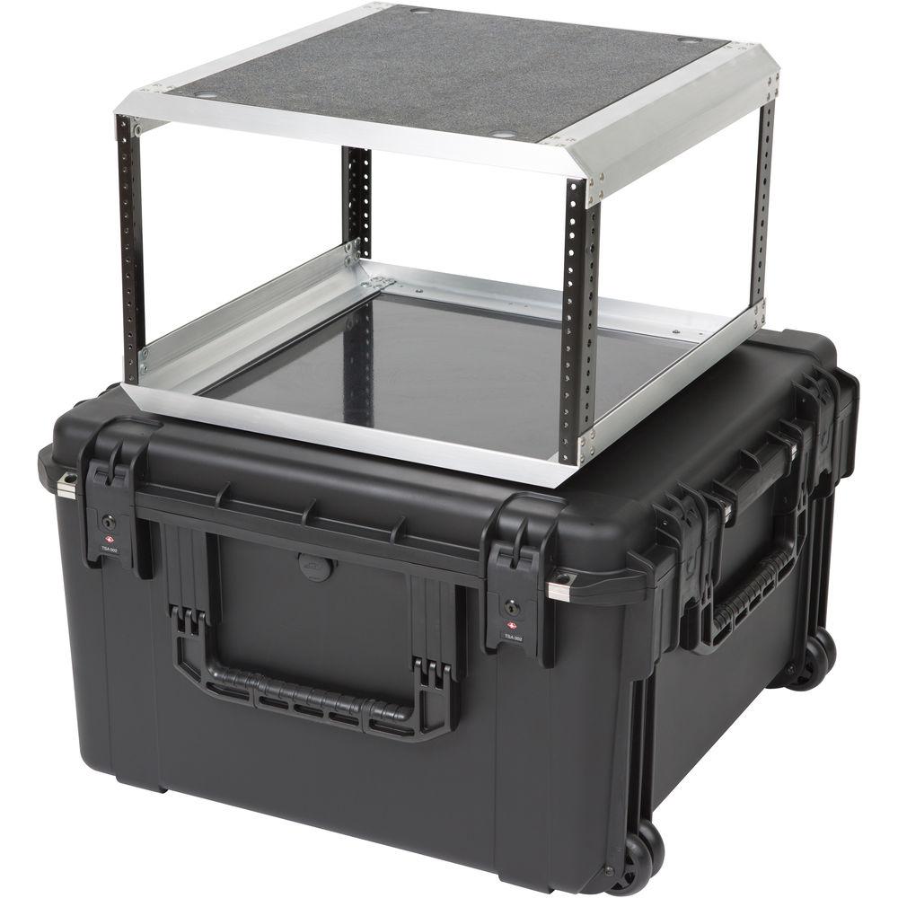 SKB Iseries Case With Removeable 6U Aluminum Rack Cage, SKB, Iseries, Case, With, Removeable, 6U, Aluminum, Rack, Cage