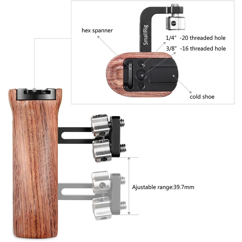 SmallRig Universal Wood Side Handle