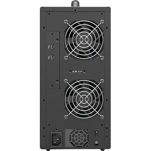 STARDOM 8-Bay Sr4-Tb2 Thunderbolt2 Raid5 Black Enclosure -Black