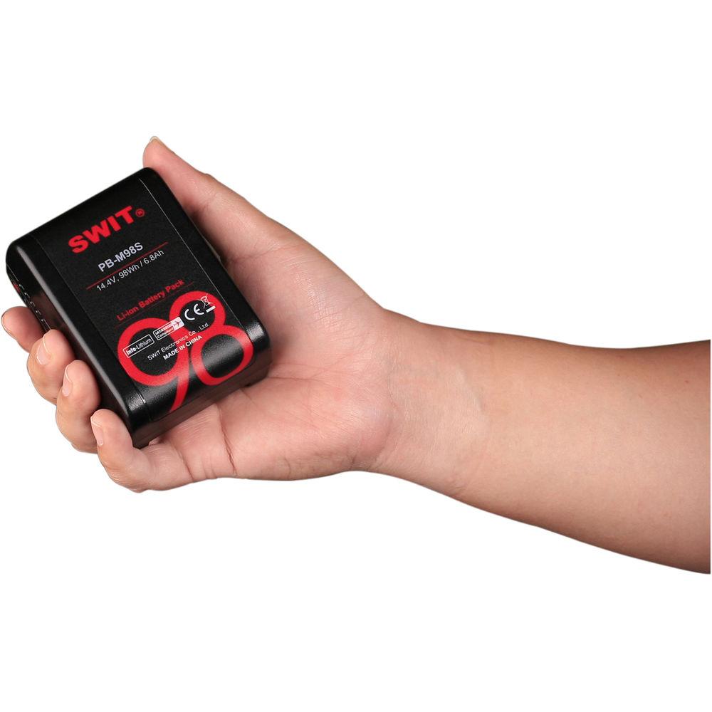 SWIT PB-M98S 14.4V 98Wh Pocket Battery with D-Tap and USB Output