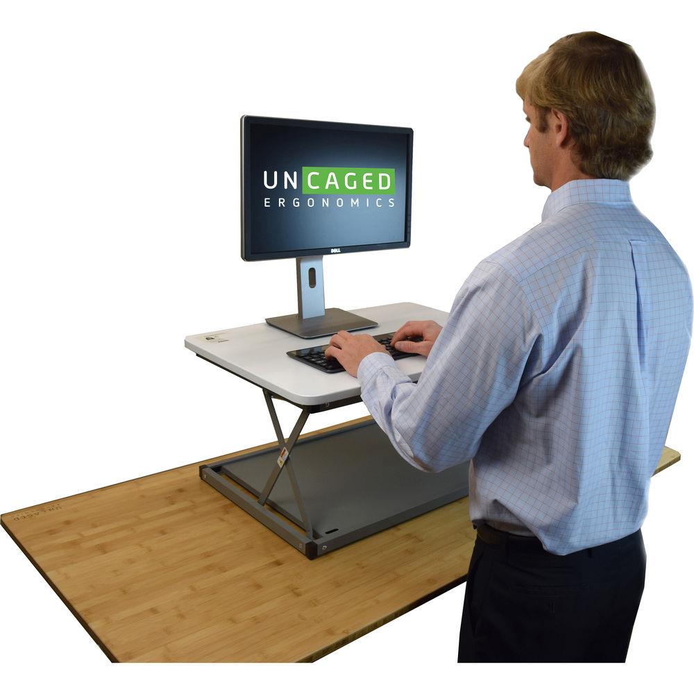 Uncaged Ergonomics Changedesk Mini Black Standing Desk