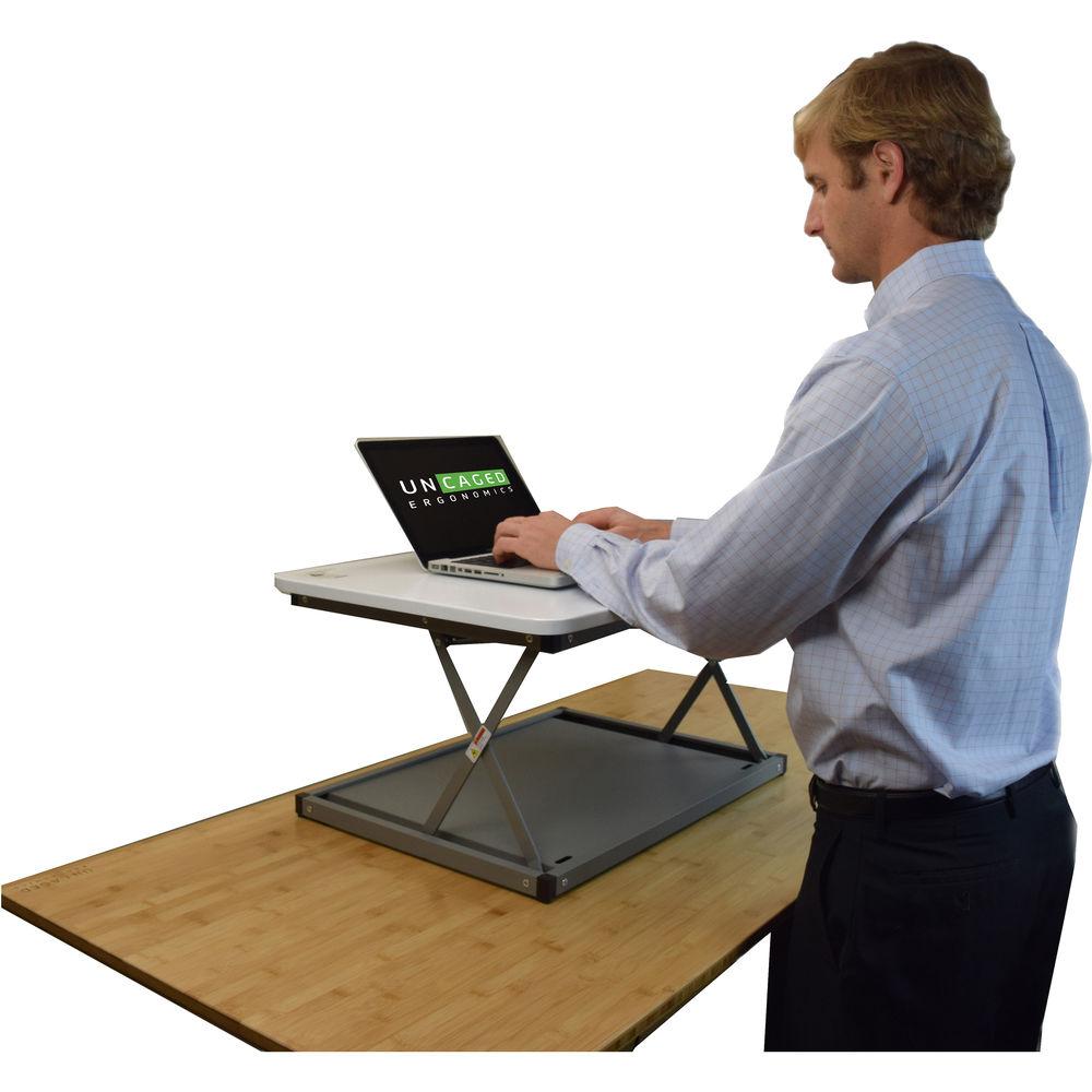 Uncaged Ergonomics Changedesk Mini Black Standing Desk