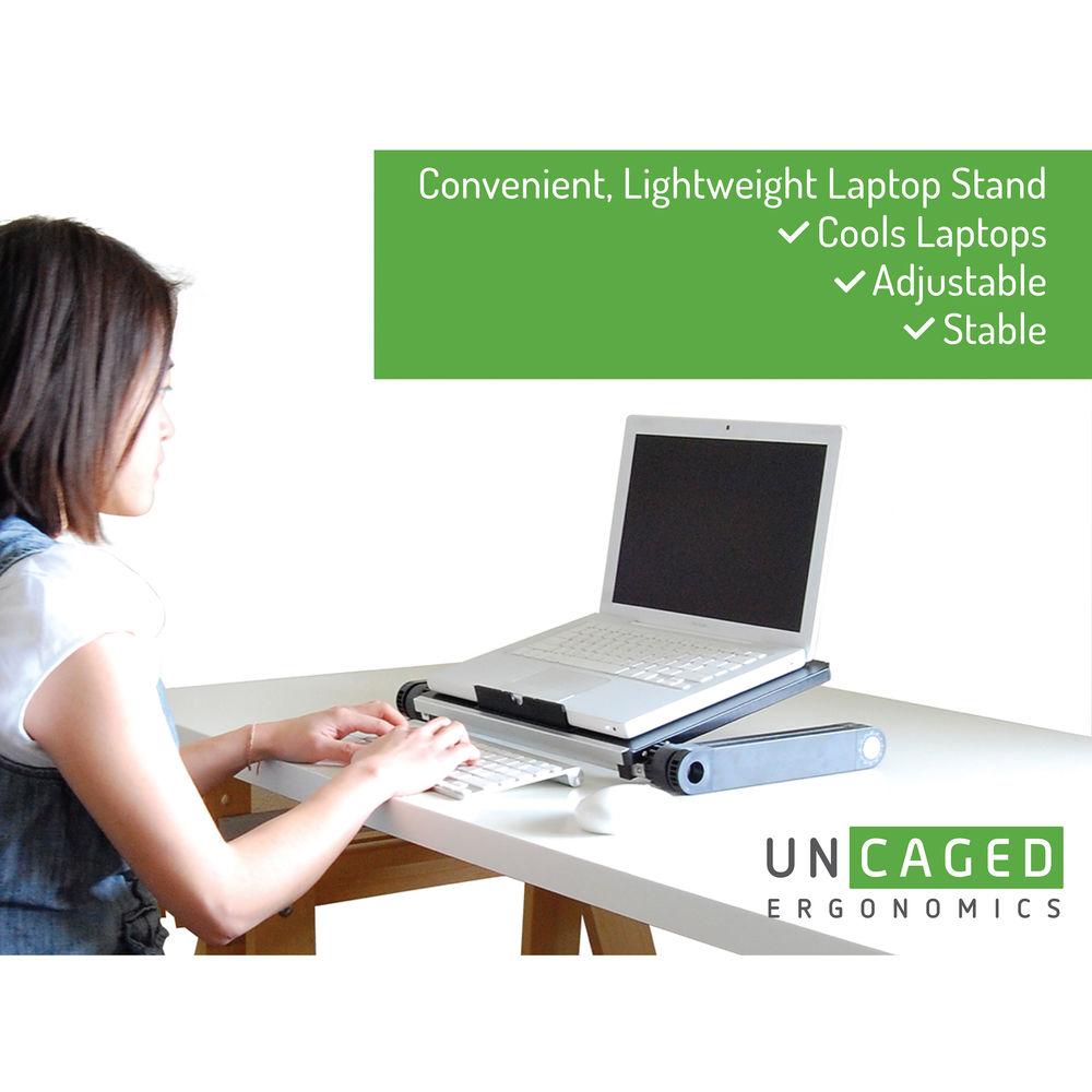 Uncaged Ergonomics Workez Light Folding Laptop Stand Riser