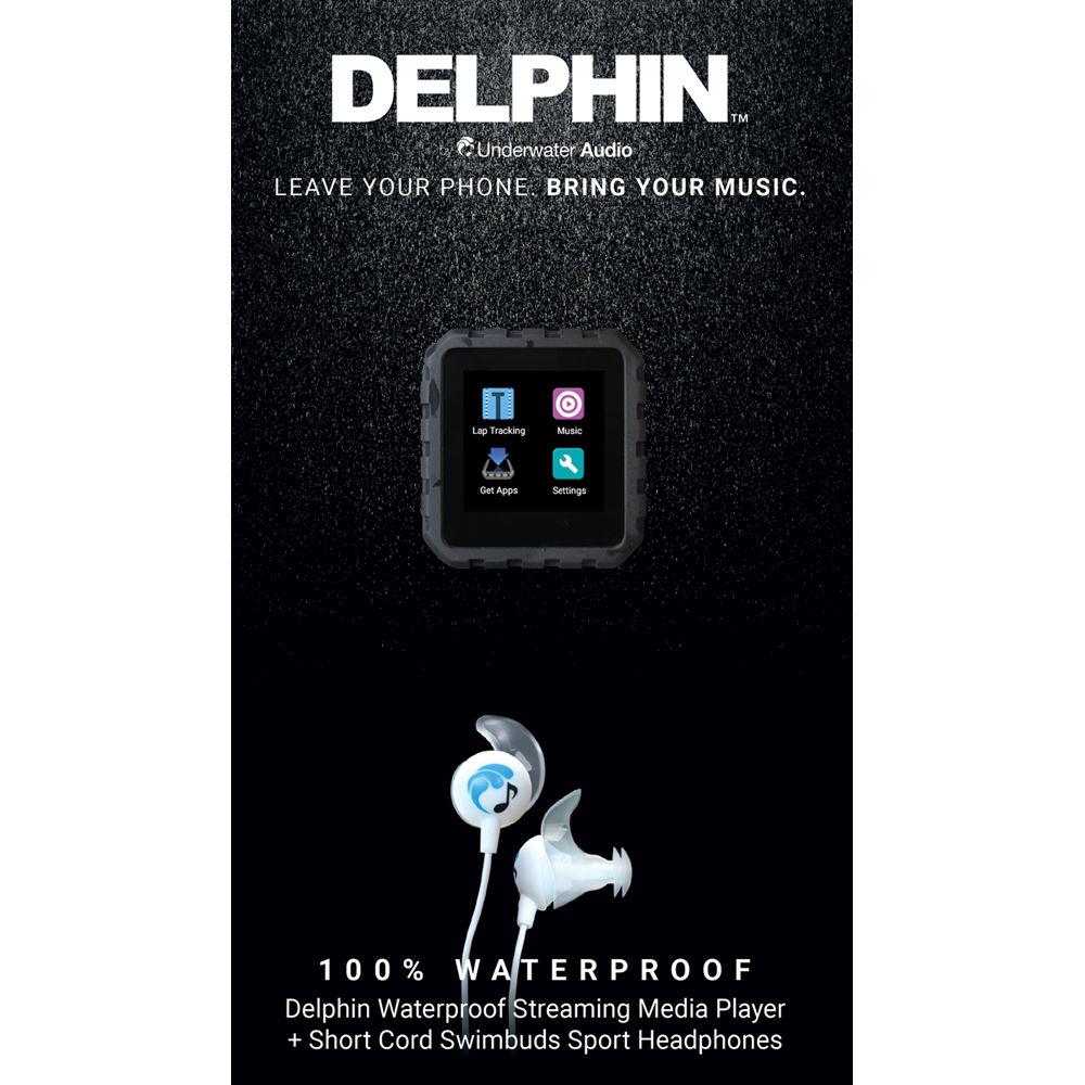 Underwater Audio Delphin Swimbuds Sport Bundle Waterproof Media Player & Headphones