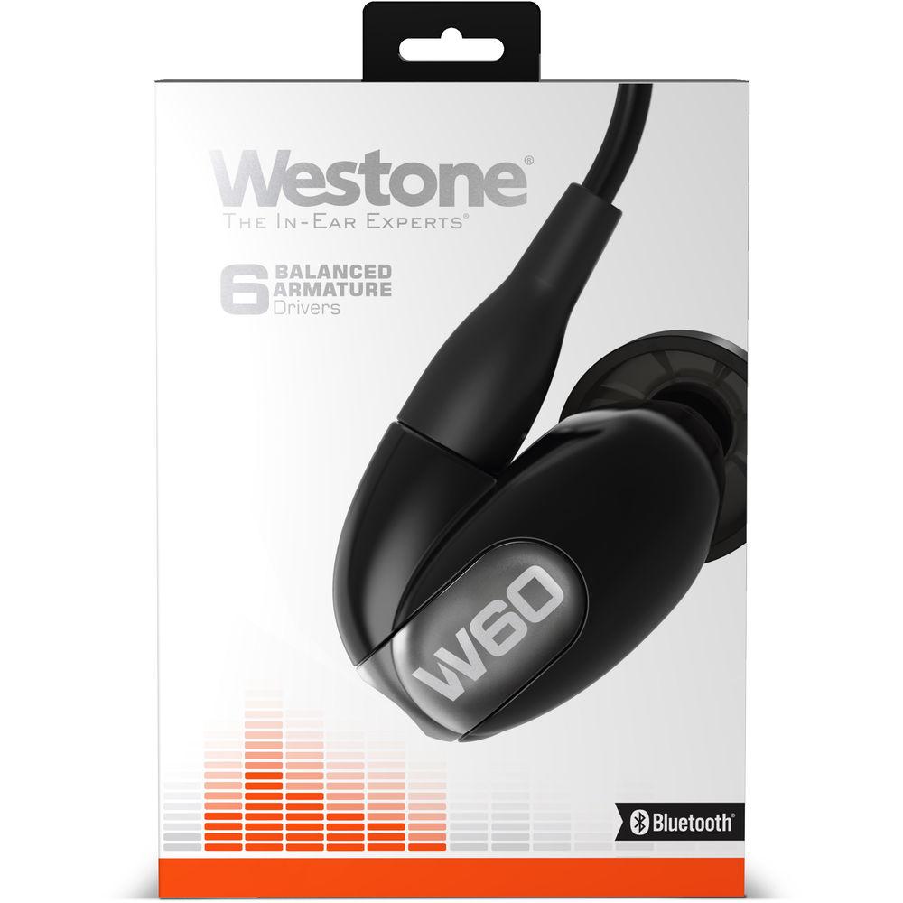 Westone W60 Gen 2 Six-Driver True-Fit Earphones with MMCX Audio and Bluetooth Cables