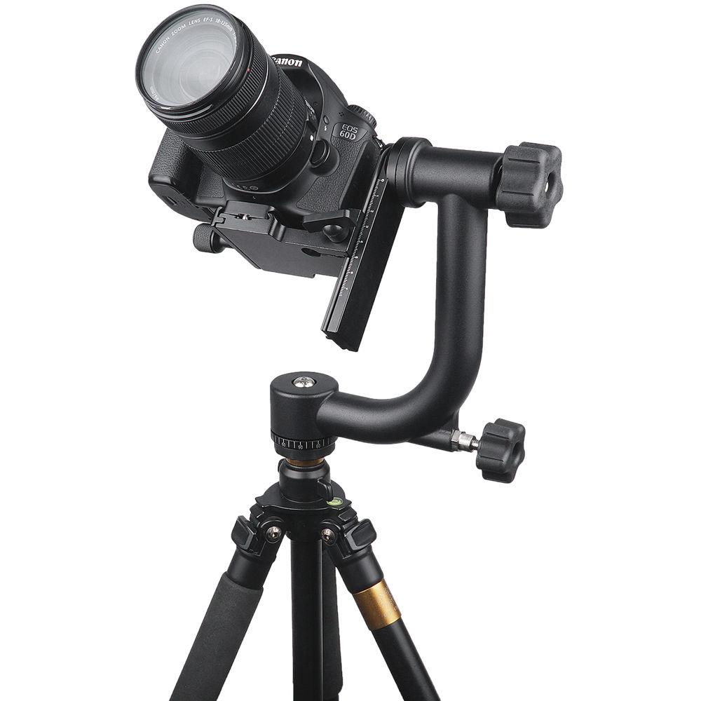 YELANGU A17 Aluminum Alloy DSLR Camera Gimbal Tripod Head