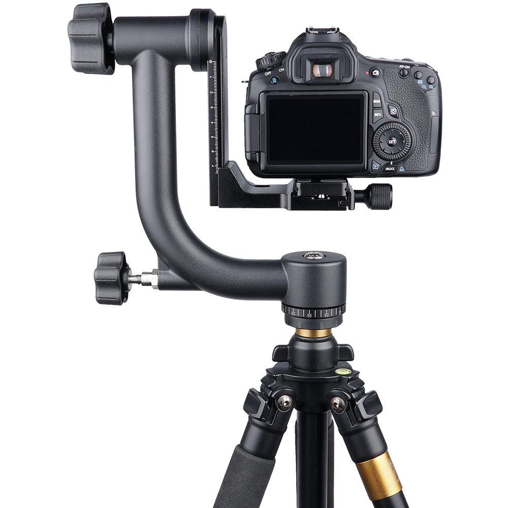 YELANGU A17 Aluminum Alloy DSLR Camera Gimbal Tripod Head