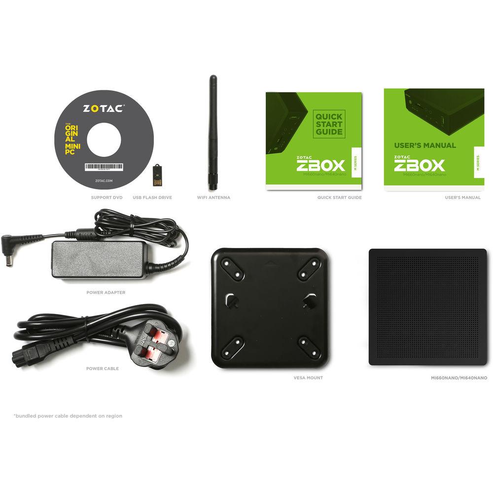 ZOTAC ZBOX MI640 nano PLUS Mini Desktop Computer