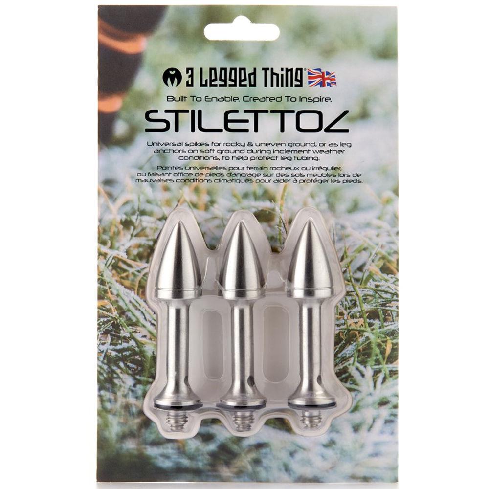 3 Legged Thing Stilettoz Universal Stainless Steel Long Foot Spikes for Tripods