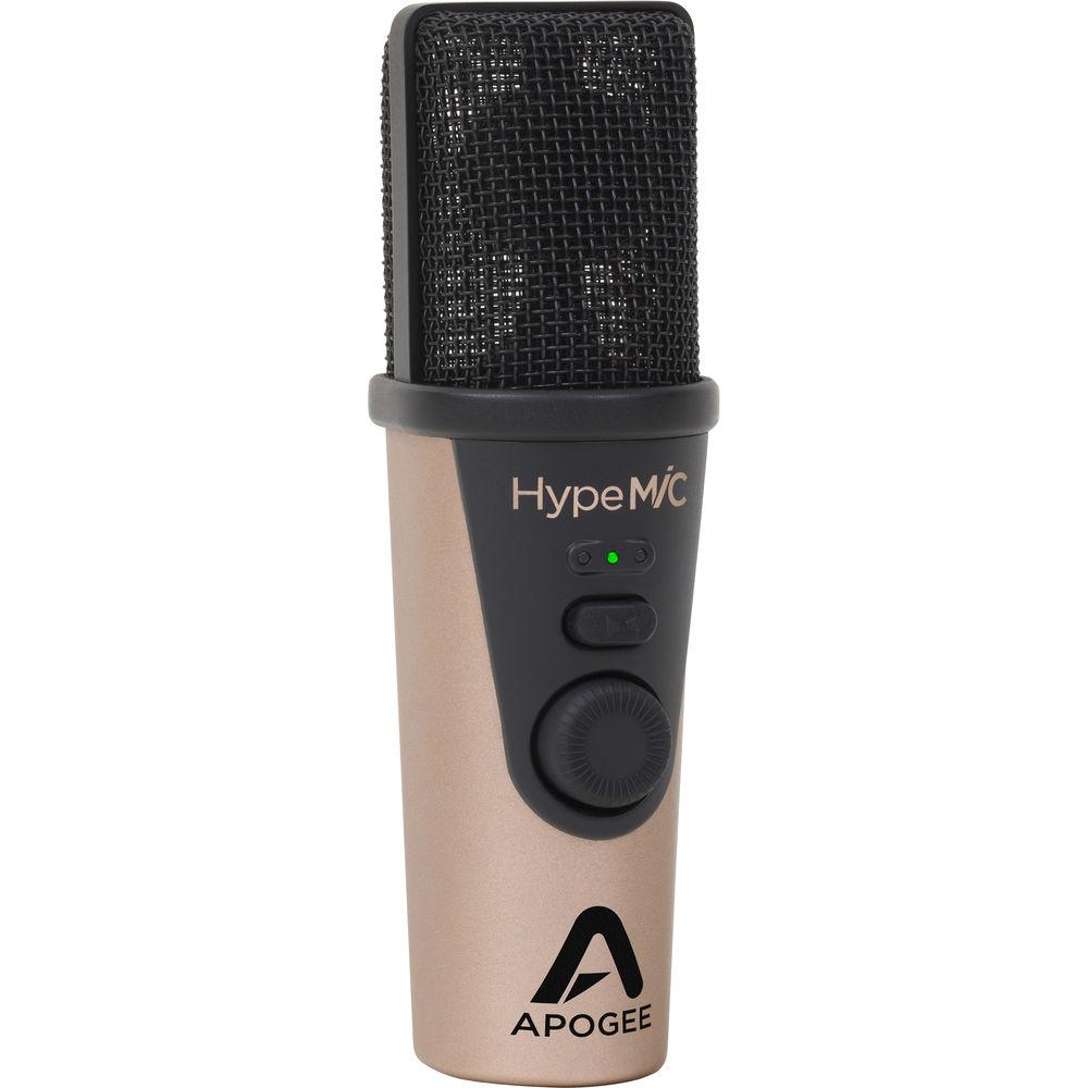 Apogee Electronics HypeMiC USB Cardioid Condenser Microphone with Built-In Analog Compressor