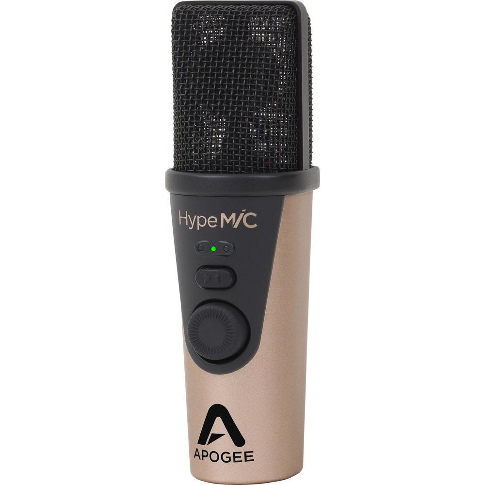 Apogee Electronics HypeMiC USB Cardioid Condenser Microphone with Built-In Analog Compressor