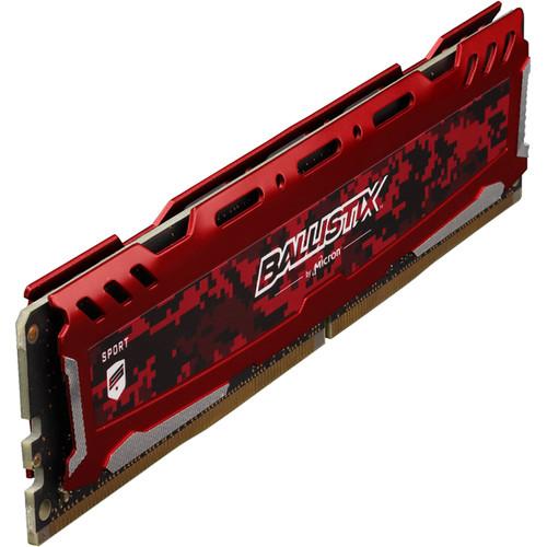 Ballistix 16GB Sport LT Series DDR4 3000 MHz DR UDIMM Memory Module