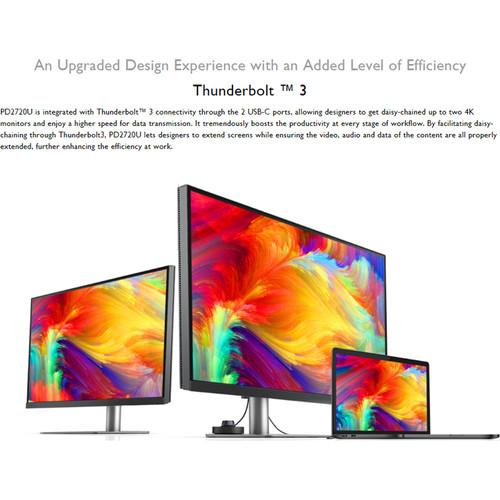 BenQ PD2720U DesignVue Designer 27" 16:9 HDR 4K IPS Monitor