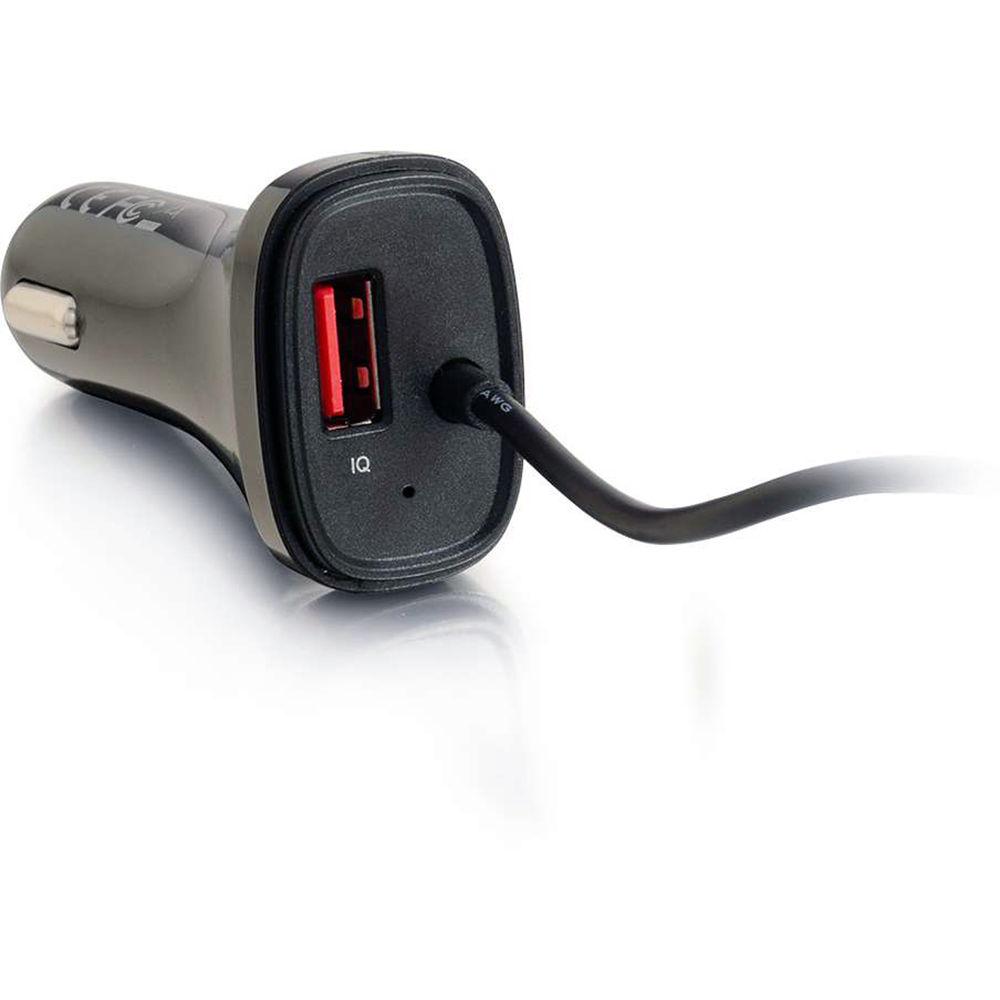 C2G 5.8A 4-Port USB Passenger Extension Car Charger