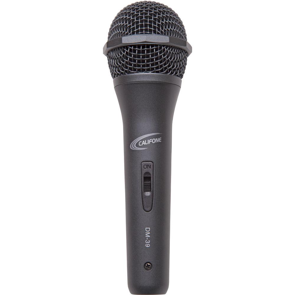Califone DM-39 Handheld Dynamic Cardioid Microphone with 1 4" Plug