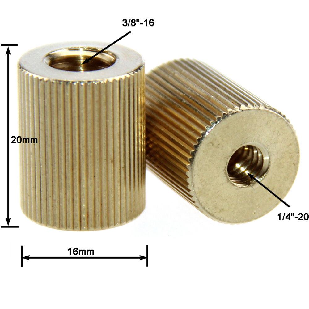 CAMVATE 1 4"-20 To 3 8"-16 , 3 8"-16 To 1 4"-20 And 1 4"-20 To 3 8"-16 Screw Adapter