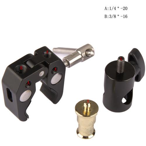 CAMVATE Super Clamp With Light Stand Adapter