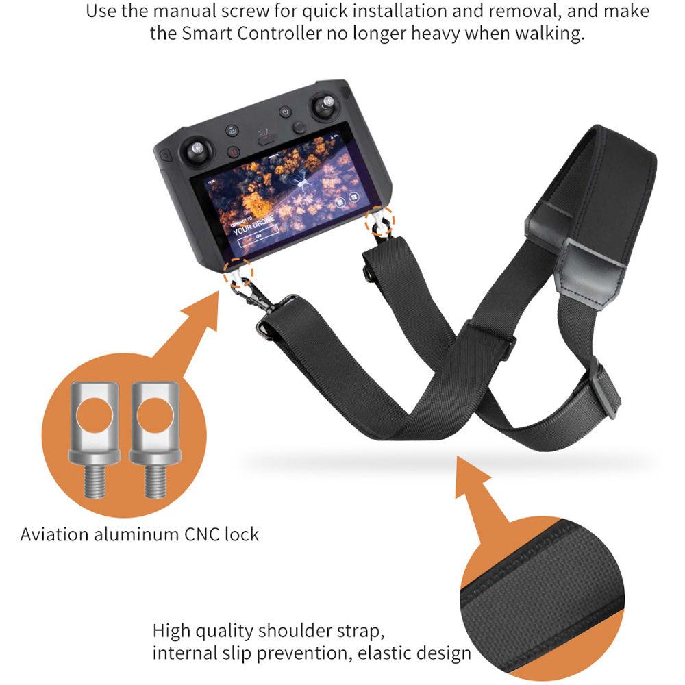 DigitalFoto Solution Limited Adjustable Rubber And Nylon Shoulder Neck Strap For DJI Smart Controller