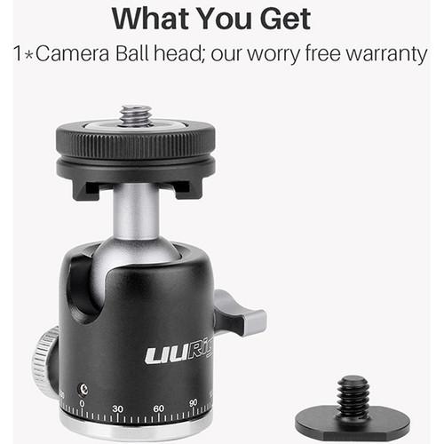 DigitalFoto Solution Limited Cold Shoe 1 4" Screw 2-in-1 Mini Ball Head