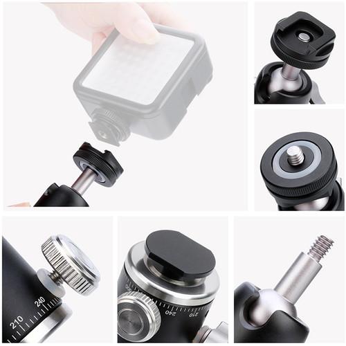 DigitalFoto Solution Limited Cold Shoe 1 4" Screw 2-in-1 Mini Ball Head