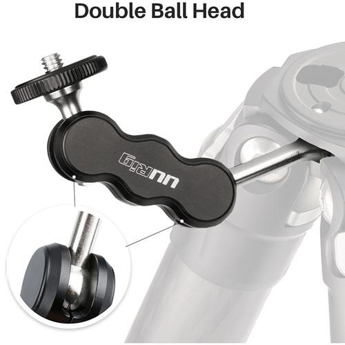 DigitalFoto Solution Limited Double Ball Head Magic Arm Mount With 1 4