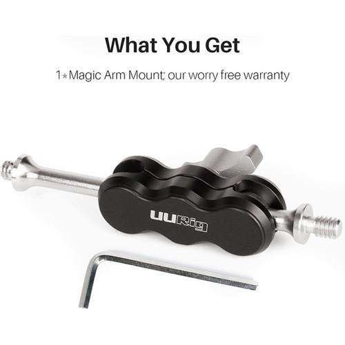 DigitalFoto Solution Limited Double Ball Head Magic Arm Mount With 1 4